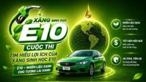 Mở Cổng trực tuyến Cuộc thi tìm hiểu về xăng sinh học E10