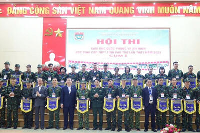 Phú Thọ khai mạc Hội thi Giáo dục quốc phòng và an ninh học sinh THPT năm 2025