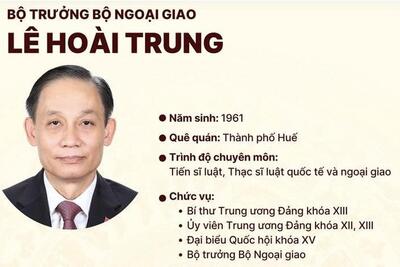 Nhất trí giới thiệu Bộ trưởng Ngoại giao Lê Hoài Trung ứng cử đại biểu Quốc hội khóa XVI