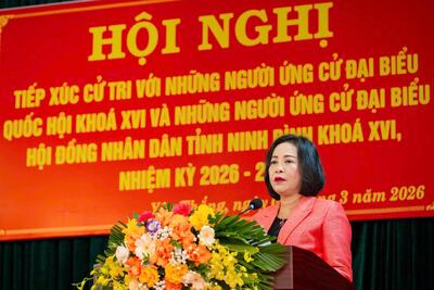Ninh Bình: Nhiều ứng cử viên đại biểu Quốc hội, HĐND tỉnh tiếp xúc cử tri vận động bầu cử