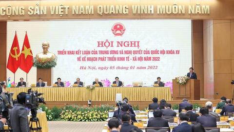 Nghị quyết 01 chính thức được ban hành: Chính phủ đặt mục tiêu tăng trưởng 6-6,5% năm 2022