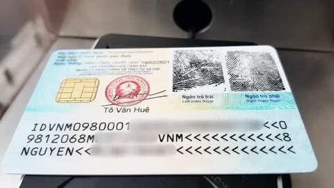 Dãy số đằng sau thẻ căn cước công dân gắn chip có ý nghĩa gì?