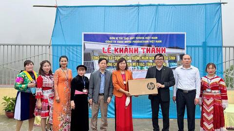 Quỹ Toyota Việt Nam hỗ trợ xây dựng điểm trường cho trẻ em vùng cao tỉnh Hà Giang