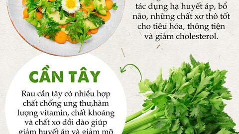7 loại rau là CAO THỦ giải độc, hạ huyết áp tự nhiên không cần thuốc, ăn hàng ngày còn phòng ung thư, giảm mỡ máu