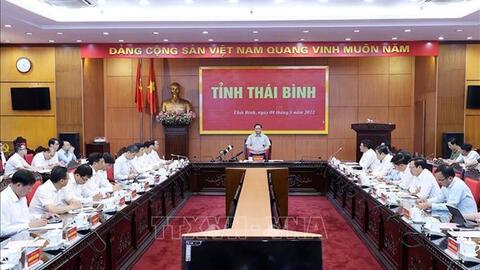 Thủ tướng Phạm Minh Chính: Thái Bình cần nghiên cứu, mở rộng không gian phát triển ra hướng biển
