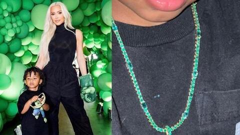 Kim Kardashian tặng sinh nhật con trai vòng ngọc lục bảo đắt đỏ