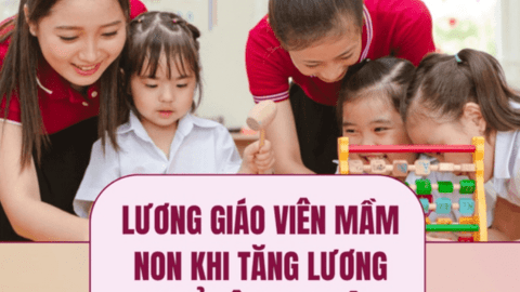 Lương giáo viên mầm non sau khi lương cơ sở tăng lên 1,8 triệu đồng