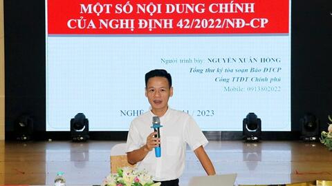 Tập huấn Nghị định 42 của Chính phủ về cung cấp thông tin và dịch vụ công trực tuyến