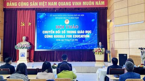 Chuyển đổi số cho giáo dục cùng Google for Education