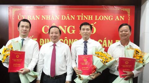 Long An: Ông Trương Tấn Sơn giữ chức Phó Giám đốc Sở Xây dựng