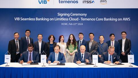 VIB triển khai dự án Core banking Temenos trên nền tảng đám mây AWS