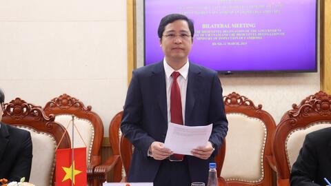 Phó Tổng Thanh tra Dương Quốc Huy chủ trì hội đàm với Đoàn Đại biểu cấp cao Bộ Thanh tra Campuchia