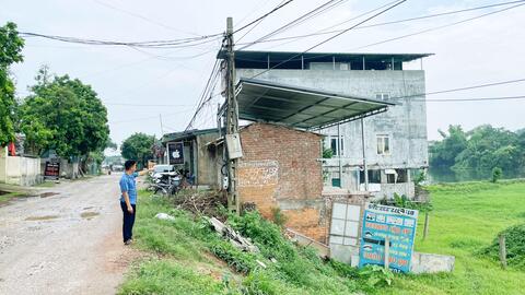 Bị phạt hơn 17 triệu đồng vì lấn chiếm đất