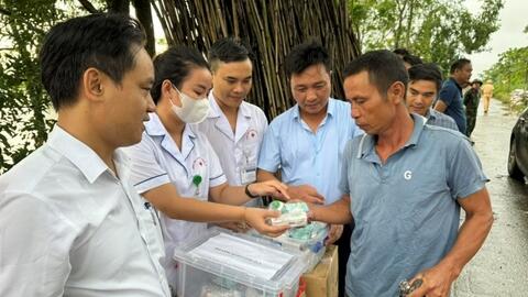 Đẩy mạnh công tác phòng, chống dịch bệnh tại các vùng bị ngập úng