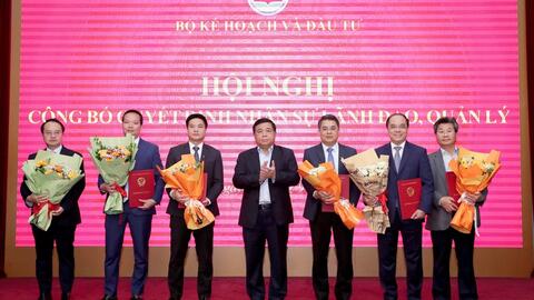 Điều động, bổ nhiệm nhiều nhân sự mới tại Bộ Kế hoạch và Đầu tư