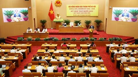 Sáng nay, khai mạc Kỳ họp chuyên đề của HĐND TP Hà Nội