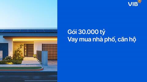 Gói vay mua nhà lãi suất chỉ từ 5,9%/năm, miễn gốc 5 năm