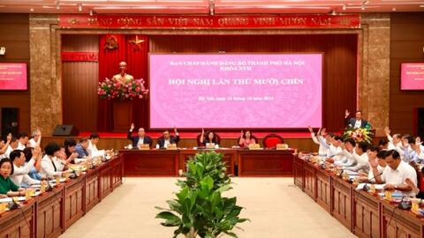 Sáng nay, khai mạc Hội nghị lần thứ 20 Ban Chấp hành Đảng bộ thành phố