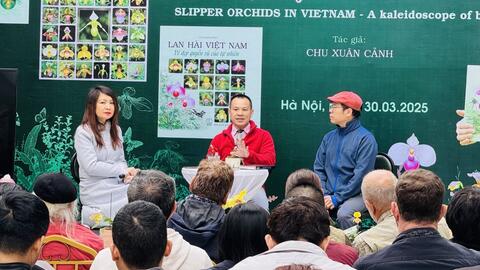 Hàng trăm loài lan hài Việt Nam xuất hiện trong sách