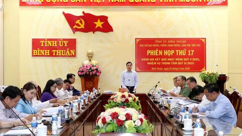 Tăng cường thanh tra các lĩnh vực dễ phát sinh tham nhũng, lãng phí