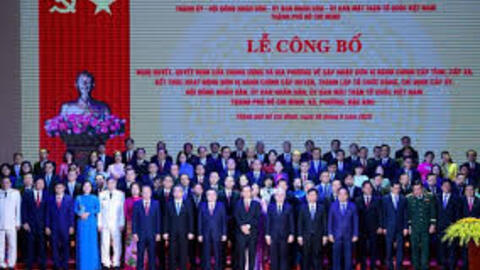 Công bố Quyết định thành lập tỉnh Quảng Ngãi mới