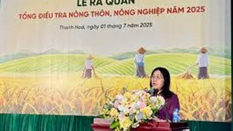 Ra quân Tổng điều tra nông thôn, nông nghiệp năm 2025