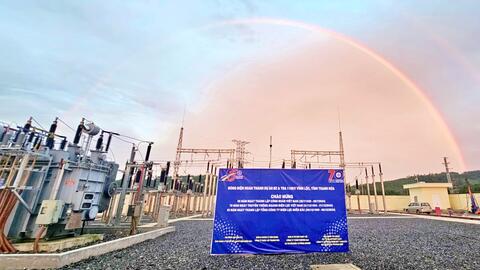 Đóng điện dự án đường dây và TBA 110kV Vĩnh Lộc, Thanh Hóa