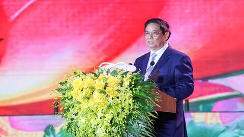 Thủ tướng Phạm Minh Chính dự và phát biểu tại Lễ kỷ niệm 420 năm hình thành tỉnh Quảng Bình