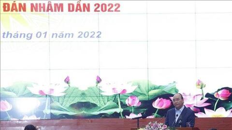 Chủ tịch nước chúc Tết các đối tượng chính sách tại Hải Phòng