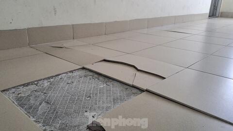 Nền nhà chung cư ở Bình Định nứt toác, cư dân hốt hoảng tháo chạy