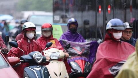 Diễn biến mưa dông ở miền Bắc, miền Trung