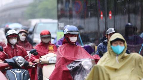 Đón không khí lạnh, miền Bắc chuyển mưa từ chiều tối nay