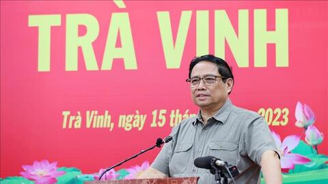 Thủ tướng Phạm Minh Chính: Trà Vinh cần tạo bứt phá, phát triển bền vững dựa trên 5 trụ cột