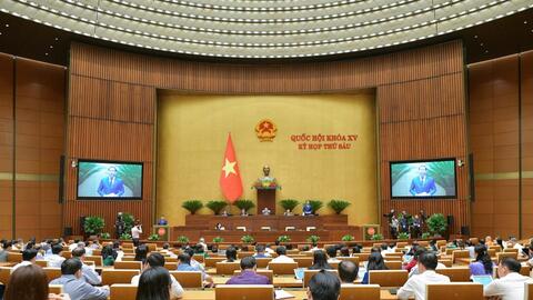 Hôm nay, Quốc hội tiến hành chương trình đợt 2 của kỳ họp thứ sáu