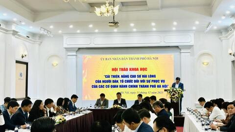 Nâng cao chất lượng phục vụ, mang lại sự hài lòng của người dân