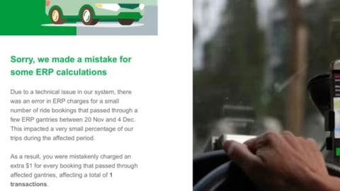 Grab tại Singapore sử dụng ứng dụng lỗi thời, hơn 40.000 khách hàng bị ảnh hưởng