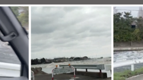 Hình ảnh sóng thần ập vào bờ biển Nhật Bản sau trận động đất lớn ngày đầu tiên năm 2024