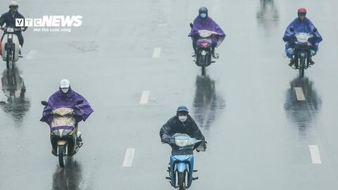 Cuối tuần, dự báo miền Bắc mưa phùn