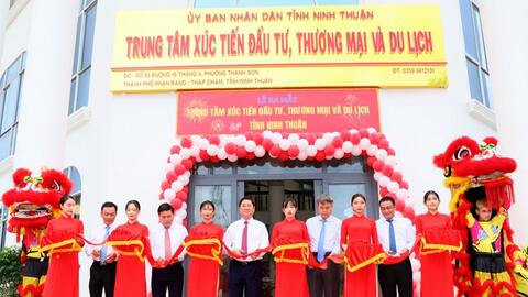 Ninh Thuận ra mắt Trung tâm Xúc tiến Đầu tư, Thương mại, Du lịch