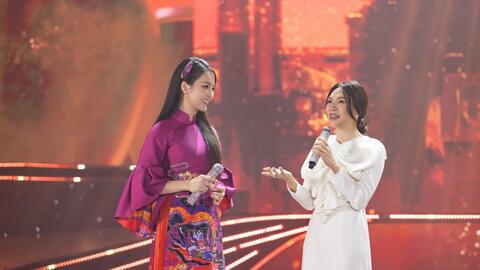 Á hậu Thụy Vân xúc động vì Mỹ Tâm tại "Hoa xuân ca"