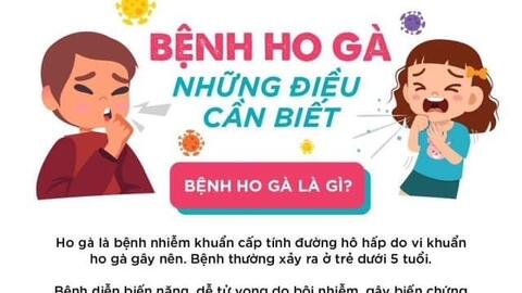 Ho gà - căn bệnh thường gặp ở trẻ nhỏ
