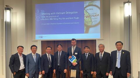 Ninh Thuận kết nối với Frankfurt - CHLB Đức thúc đẩy đầu tư