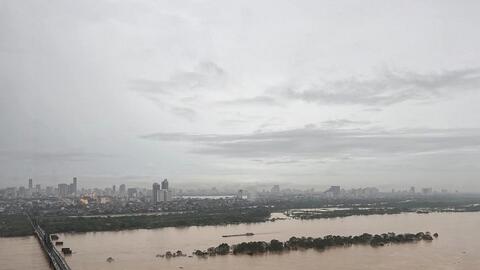 Hà Nội: Báo động lũ cấp II trên sông Hồng trong đêm