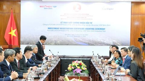 Singapore đầu tư nhà máy cà phê hơn 2.000 tỷ đồng tại Bình Định