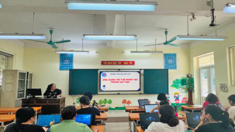 Hà Nội tăng cường ứng dụng trí tuệ nhân tạo trong hoạt động dạy và học