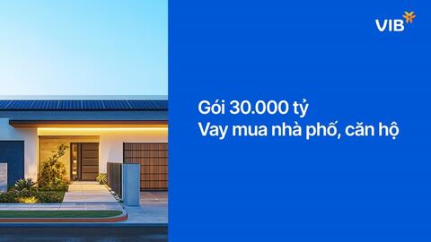 Gói vay mua nhà lãi suất chỉ từ 5,9%/năm, miễn gốc 5 năm