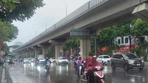 Hà Nội chiều tối và đêm có mưa, mưa rào rải rác