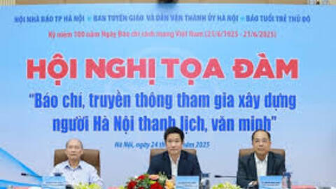 Hội nghị tọa đàm "Báo chí, truyền thông tham gia xây dựng người Hà Nội thanh lịch, văn minh"