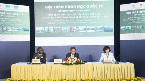 Cùng cộng đồng bảo vệ và phát huy giá trị di sản thế giới