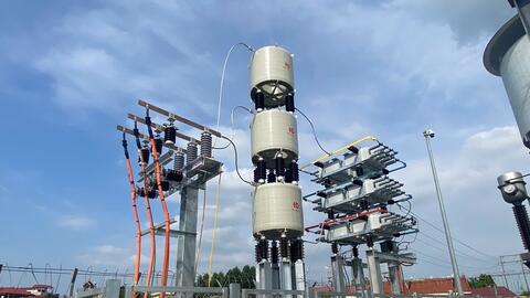 Đóng điện công trình lắp đặt tụ bù tại thanh cái trung áp TBA 110kV Đình Trám